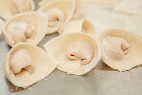 dumplings before they are cooked